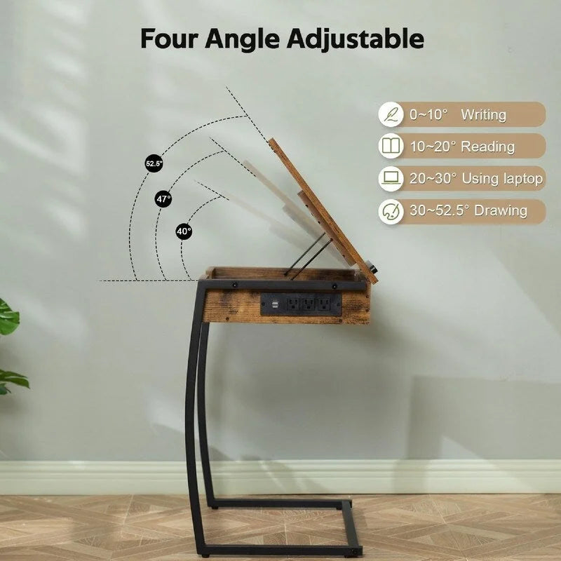 TV Tray Tables - 23.6D x 15.75W x 28.5H