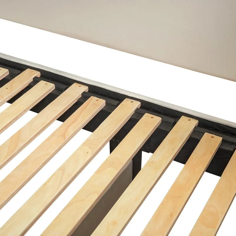 Twin Cloud Velvet Daybed with Trundle Drawers and USB Expands Twin to King Size 2 Storage Drawers Upholstered