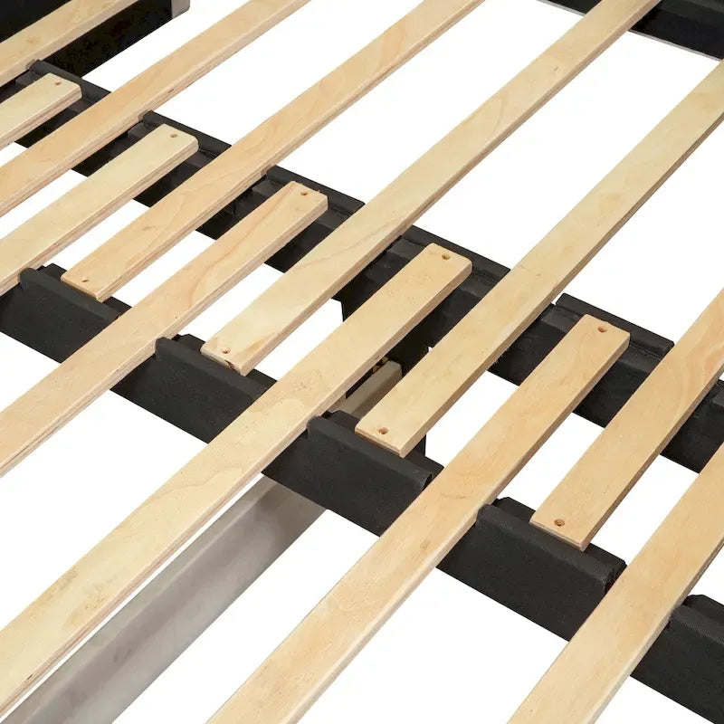 Twin Cloud Velvet Daybed with Trundle Drawers and USB Expands Twin to King Size 2 Storage Drawers Upholstered