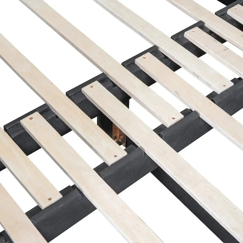 Twin Cloud Velvet Daybed with Trundle Drawers and USB Expands Twin to King Size 2 Storage Drawers Upholstered