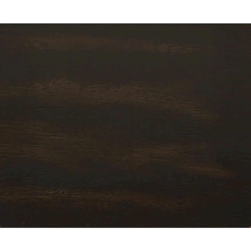 48-Inch Rectangular Dining Set 5-Piece - Antique Black Farmhouse Table with 4 Chairs, Rubberwood & MDF Construction