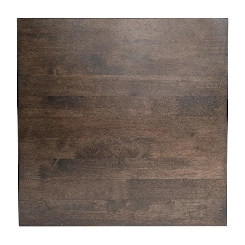 Solid Wood Farmhouse End Table - X-Frame Design, 300lb Capacity, Quick Assembly Under 30 Minutes, Floor Protector Glides