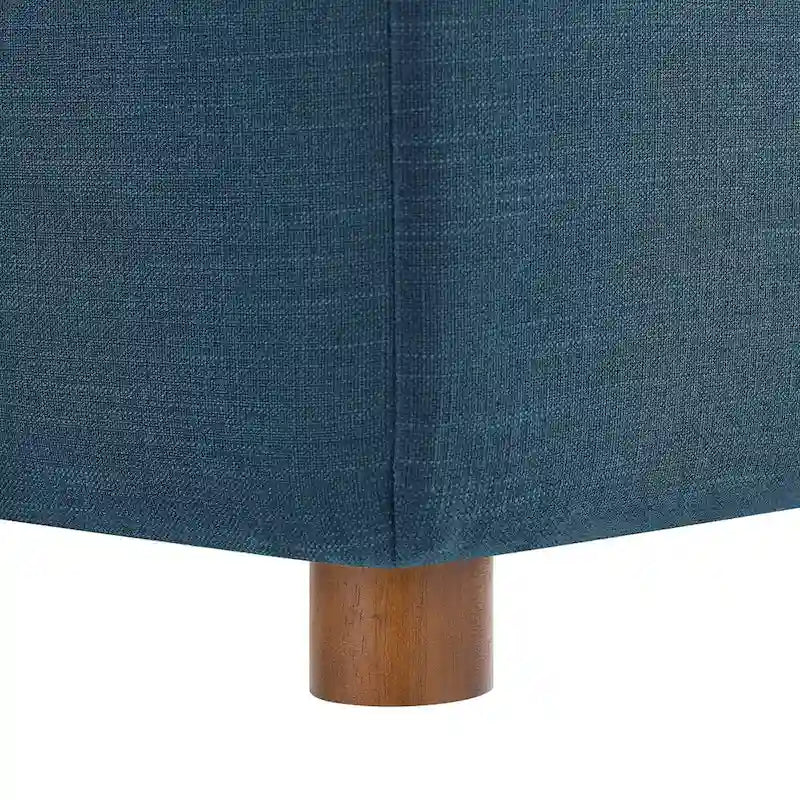 6-Piece Overstuffed Sectional Sofa Down Filled Plush Contemporary Solid Wood Construction Polyester Fabric Cotton Cushions